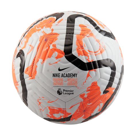 Nike Premier League Academy Voetbal Maat 5 2023 2024 Wit Oranje Zwart