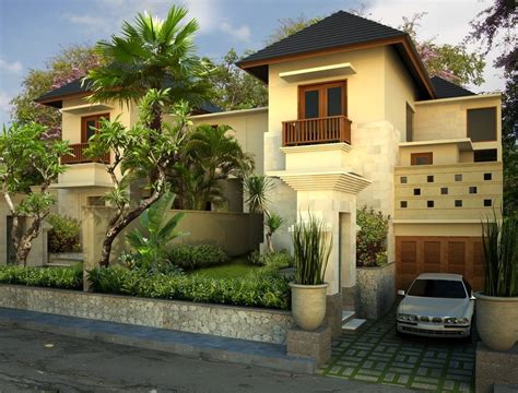 Contoh teras rumah minimalis modern. 66 Contoh Desain Model Teras Rumah Bali Modern Paling ...