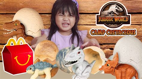 Mcdonalds Happy Meal Jurassic World Camp Cretaceous 2021 Youtube