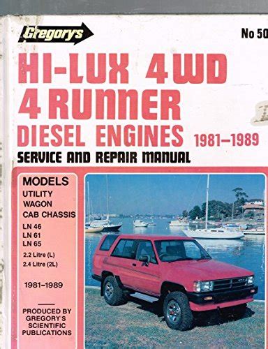 Toyota Hi Lux 4wd 4runner Petrol 1979 1997 Gregorys Service Repair