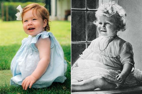 See Queen Elizabeth At Age 1 Side By Side With Great Granddaughter Lilibet