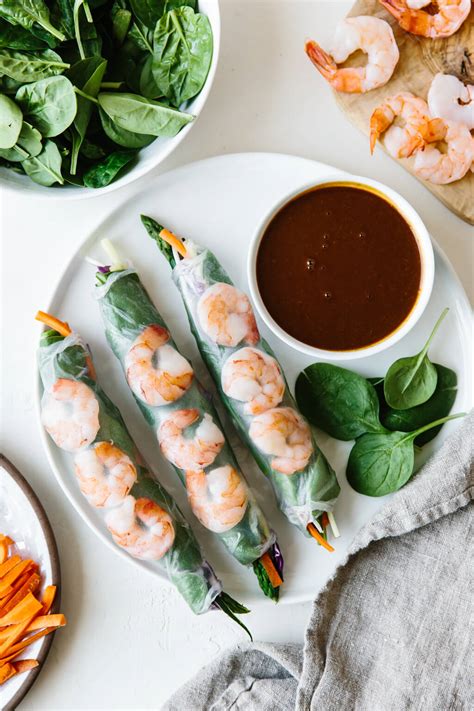 Dip, chomp, crunch, eat, repeat! Vietnamese Spring Rolls | Downshiftology