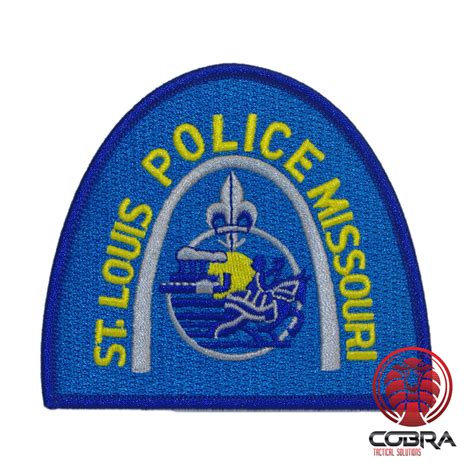 St Louis Police Missouri Embroidered Patch Iron On Military Airsoft