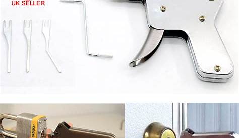 Strong Steel Lock Gun Repair Tool Kit Door Key Opener Padlock Open