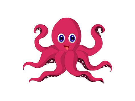 How To Draw An Octopus Cute Octopus Cute Animal Drawings Cartoon