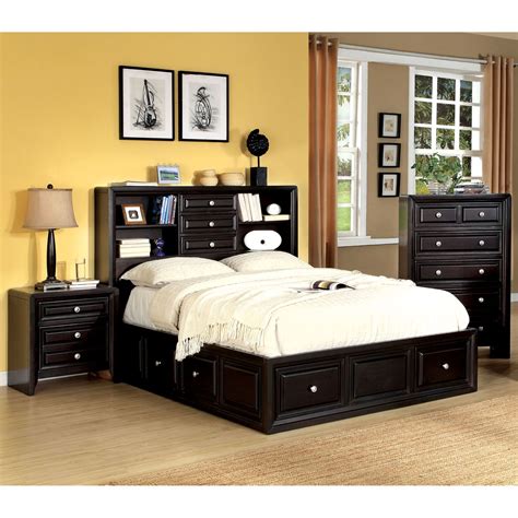 Furniture Of America Wic Contemporary Espresso 3 Piece Bedroom Set