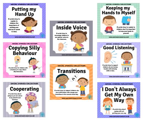 Classroom Behaviour Social Story Bundle Sen Resource Source