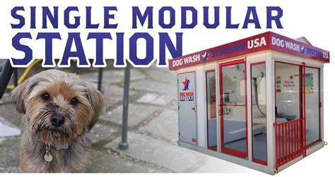 Increase profits with an all paws pet wash dog wash station! Single Modular Self Serve Pet Wash - Dog Wash Systems