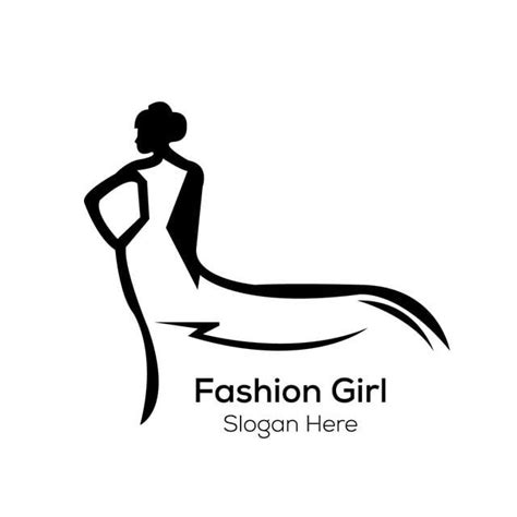 Fashion Girl Logo Design Template Template Download On Pngtree