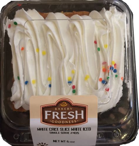 Bakery Fresh Goodness White Cake Slice 65 Oz Frys Food Stores