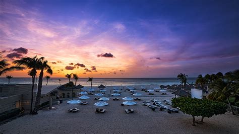 Sunset Arubas Eagle Beach Nikon Cafe