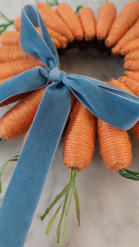 My Sweet Savannah Diy Easter Carrot Wreath
