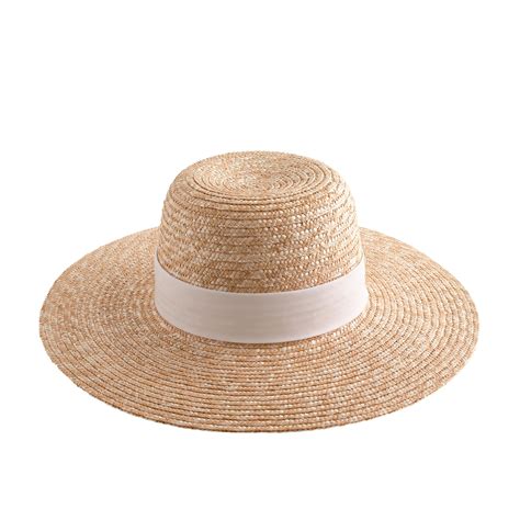 Jcrew Wide Brimmed Straw Hat In Natural Lyst