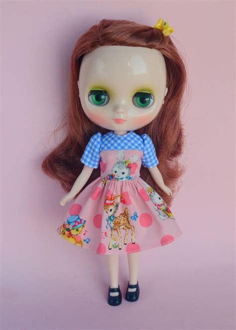Handmade Dress For Middie Blythe Doll By Plastic Fashion By