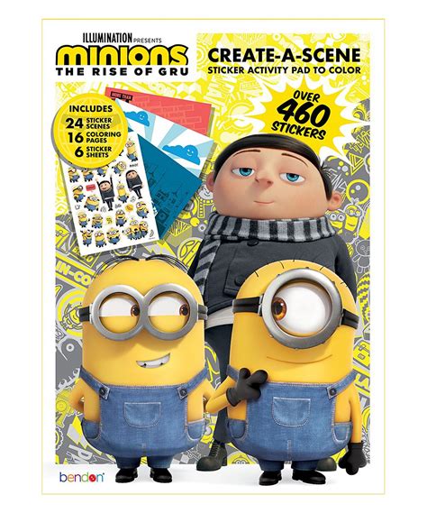 Despicable Me Minions The Rise Of Gru Activity Book And Sticker Scene