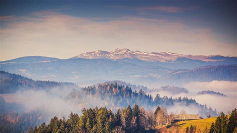 Kamnik Alps Wallpaper 4k Mountain Range Forest