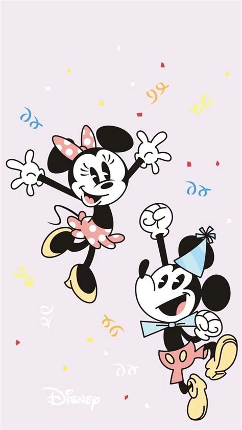 Cute Mickey Mouse And Minnie Mouse Wallpaper