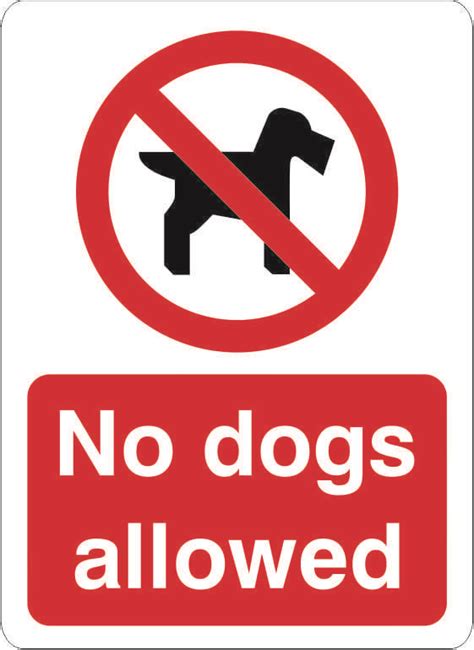 No Dogs Allowed Sign Signs2schools