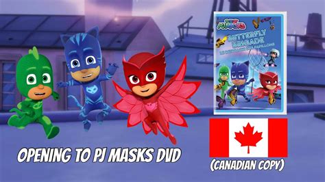 Opening To Pj Masks Butterfly Brigade 2014 Dvd Canadian Copy Youtube