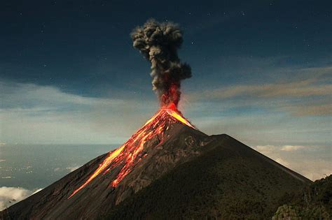 Hd Wallpaper Guatemala Landscape Volcano Nature Eruption