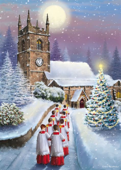 Simon Treadwell Advocate Art Christmas Scenes Antique Christmas