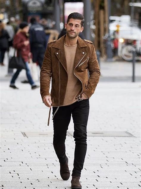 Brown Leather Boots Outfit Men