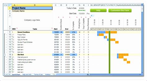 10 Project Management Calendar Template Excel Excel Templates