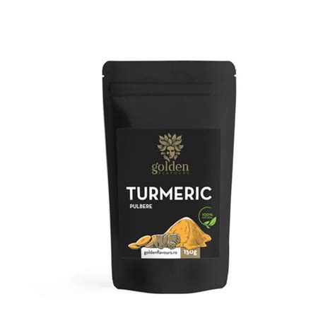 Turmeric Pulbere 100 Naturala 150g Golden Flavours EMAG Ro