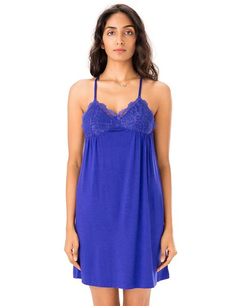 Buy Prettysecrets Viscose Nighty And Night Gowns Blue Online At Best Prices In India Snapdeal