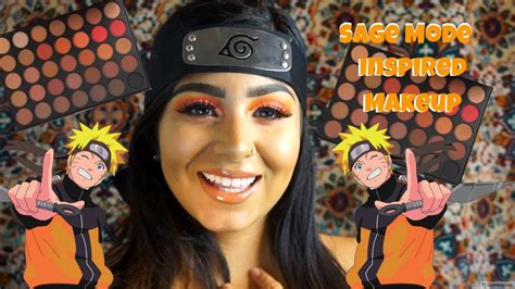 Naruto Sage Mode Inspired Makeup Morphe Second Nature Palette 35o2