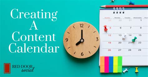 How Do I Create A Content Calendar Red Door Consulting