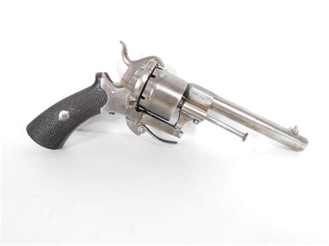 Beau Pistolet Revolver Lefaucheux Calibre 9mm 187074 19ème Siècle
