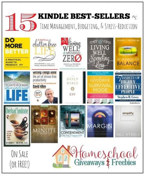 15 Discounted Best Selling Kindle Books On Budgeting Time Management