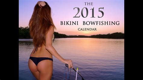 The Bikini Bowfishing Calendar Behind The Scenes Youtube