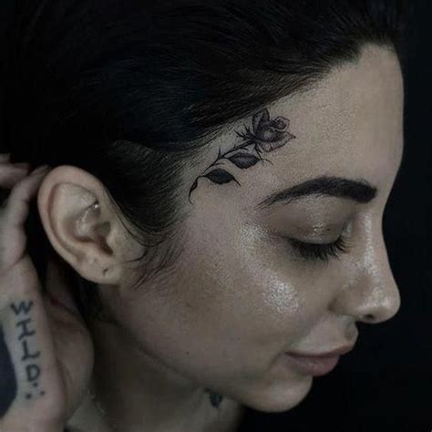 Tasteful Face Tattoos For Women Their Meanings Face Tattoos