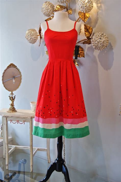 Cute Watermelon Dress Watermelon Dress Watermelon Costume Fashion