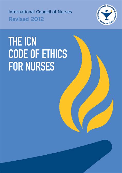 Icn Code Of Ethics Nurses The Icn Code Of Ethics For Nurses International Council Of Nurses