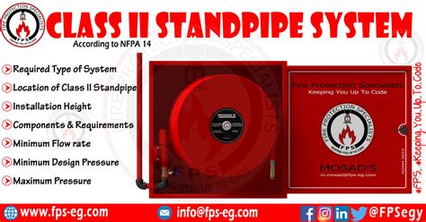 Class Ii Standpipe System Nfpa 14 Fire Protection Specialists