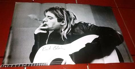 Kurt Cobain Smoking Original Nirvana Poster 2012 Braichposters