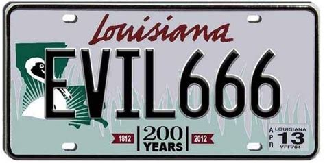 100 Banned Louisiana License Plates Louisiana License Plate Plates