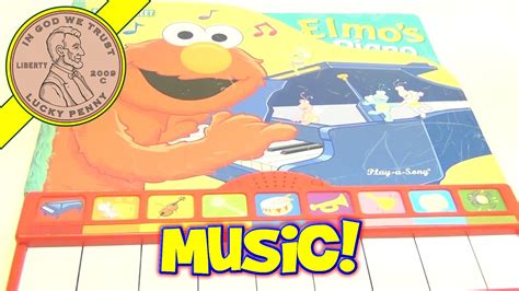 Sesame Street Elmos Piano Play A Song Book 2009 Pilbooks Youtube