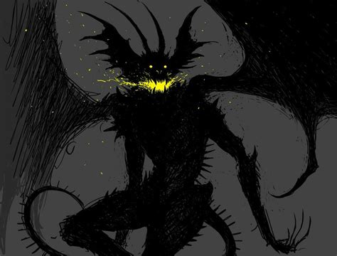 Pestilence Creature Concept Art Shadow Monster Demon Art