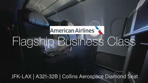 American Airlines Flagship Business Class JFK LAX A321T YouTube