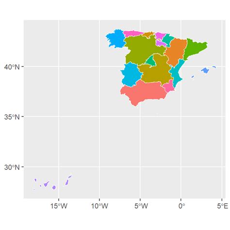 Maps In Ggplot2 With Geomsf R Charts