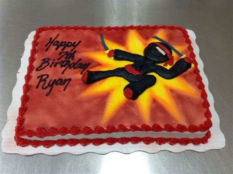 Pin By Laurie Grissom On Cakes By Laurie Grissom Ninja Birthday Cake