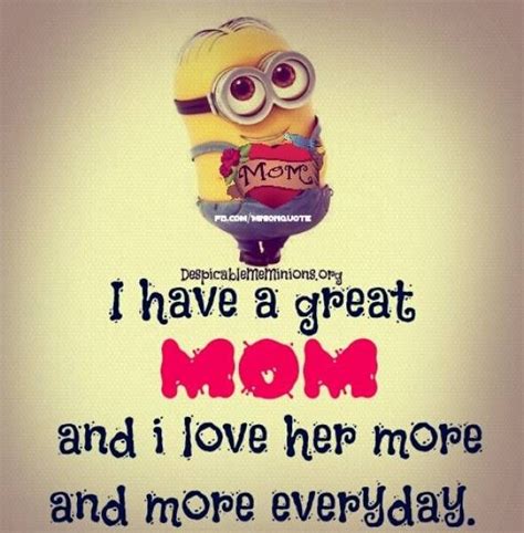 My Mom Has An Obsession With Minions Minions Funny Minion Quotes