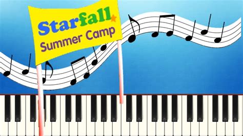 Starfall Camp Theme Song Sheet Music Youtube