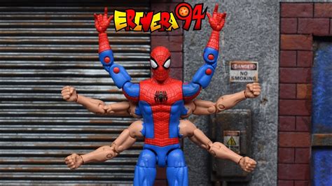 Marvel Legends Six Arm Spider Man Kingpin Build A Figure Wave Action