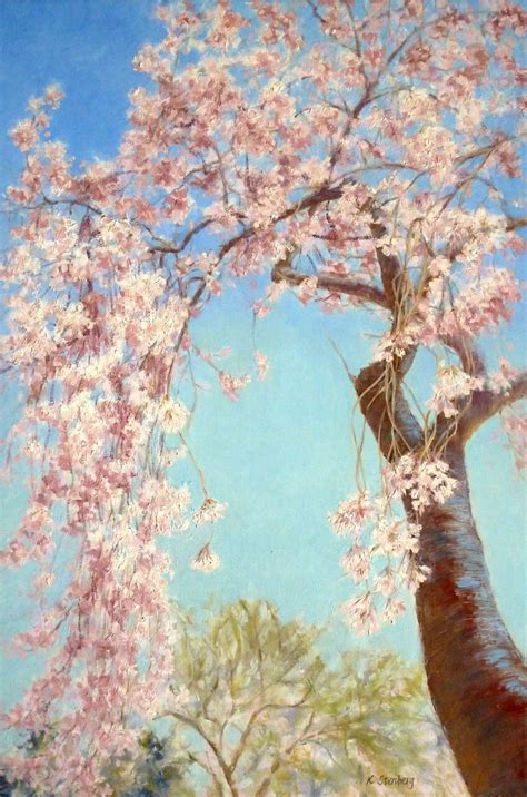 Kim Stenbergs Painting Journal Cherry Blossom Festival At Tidal