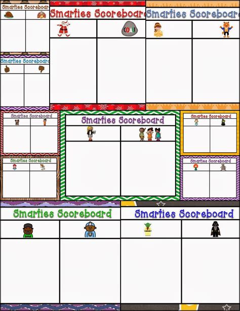 Classroom Freebies Wbt Smarties Scoreboards Teachers Toolbox